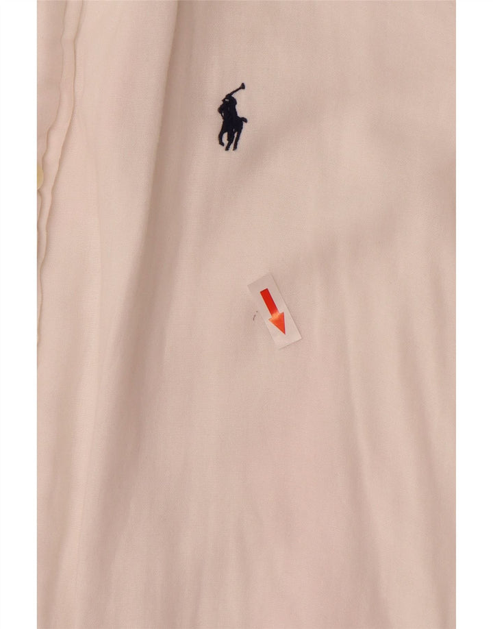 Camicia Ralph Lauren da uomo su misura, taglia grande, in cotone bianco