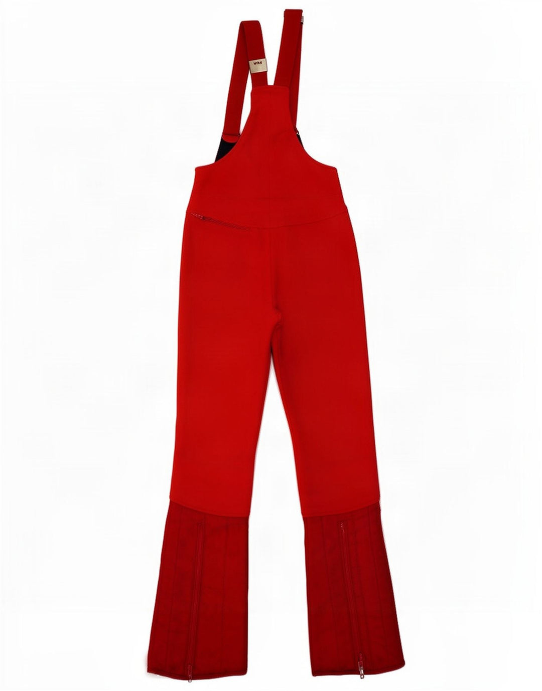 Pantaloni da sci Fila da donna, salopette UK 12, colore rosso medio