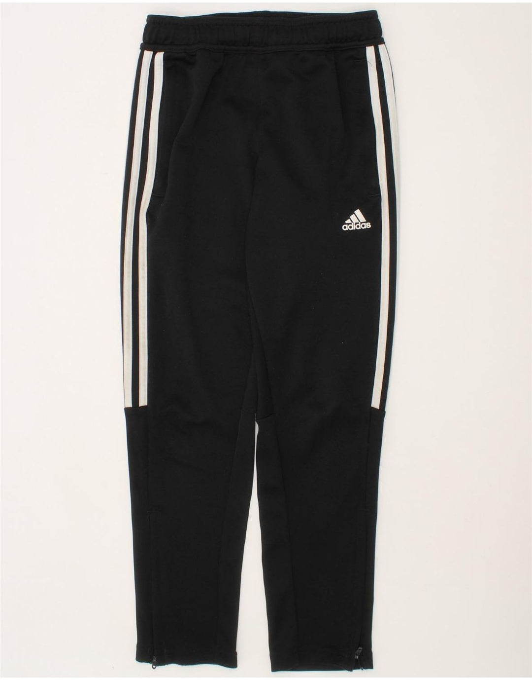 ADIDAS Boys Aeroready Tracksuit Trousers 9-10 Years  Black Polyester Vintage Adidas and Second-Hand Adidas from Messina Hembry 