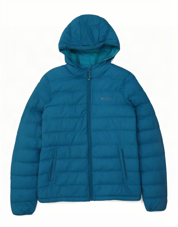 Giacca imbottita con cappuccio da donna Mountain Warehouse UK 8 piccola in nylon blu