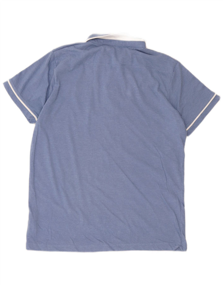 Polo da uomo French Connection grande in cotone blu
