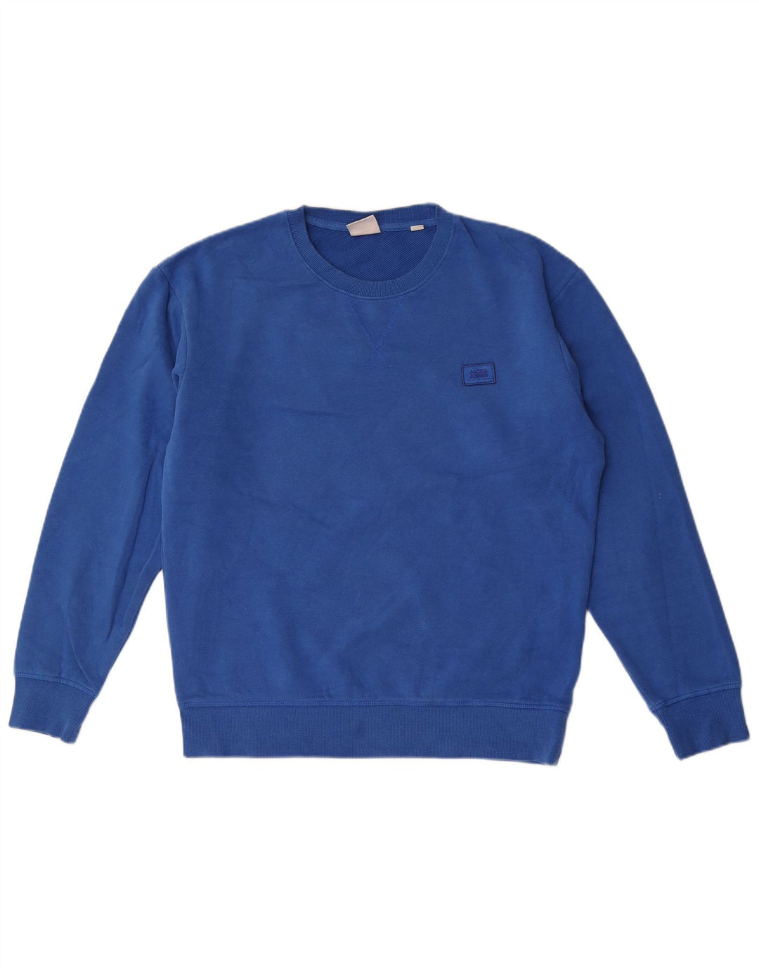 Felpa da uomo Jack & Jones in cotone blu medio