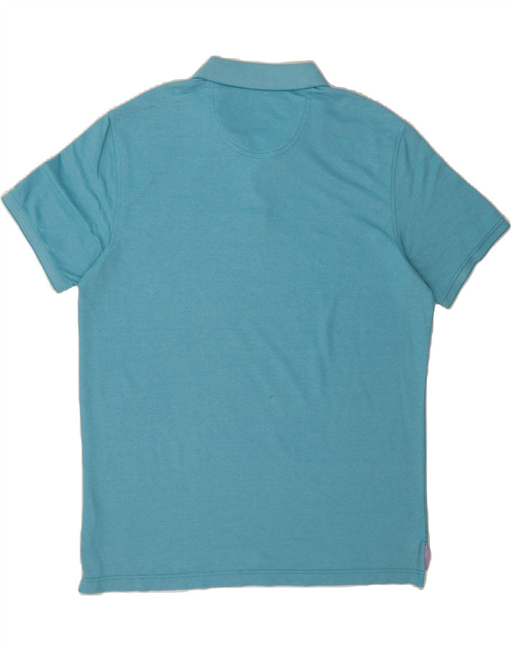 IZOD Mens Polo Shirt Large Blue Cotton Vintage Izod and Second-Hand Izod from Messina Hembry 