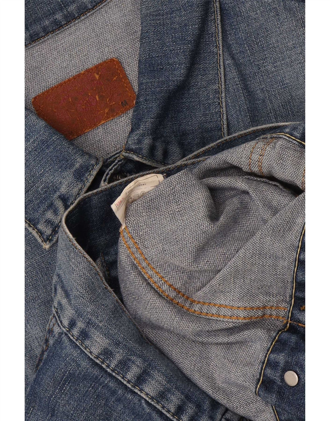 Giacca in denim da donna Nike UK 14 cotone blu medio