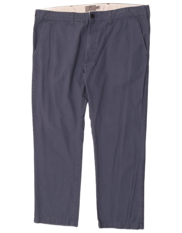 Pantaloni chino dritti da uomo Marks & Spencer W40 L29 cotone blu