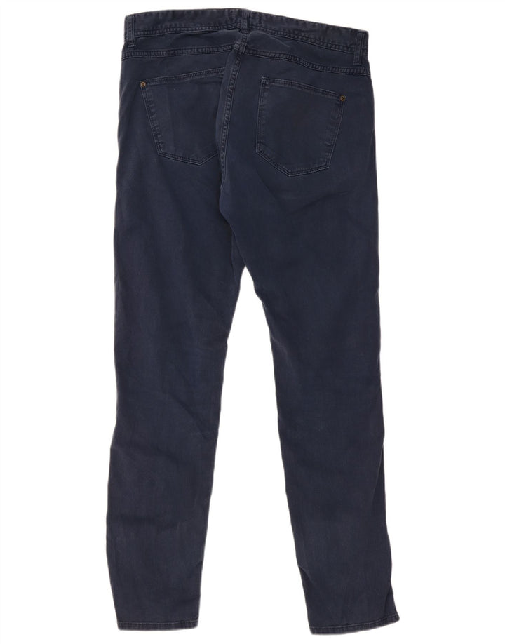 Jeans slim da uomo Zara EU 42 Large W32 L30 Blu navy