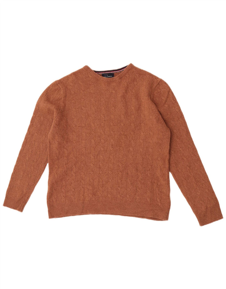 Maglione maglione girocollo da ragazzo Marks & Spencer 12-13 anni Marrone