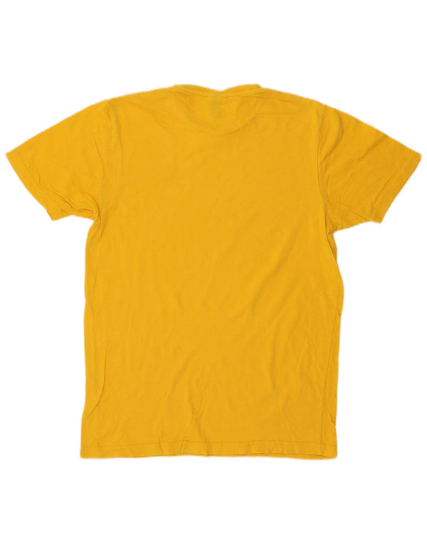 T-shirt da uomo Ellesse Top in cotone giallo medio