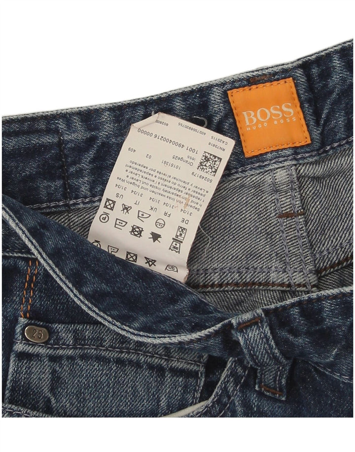 Jeans dritti da uomo Hugo Boss W31 L34 cotone blu
