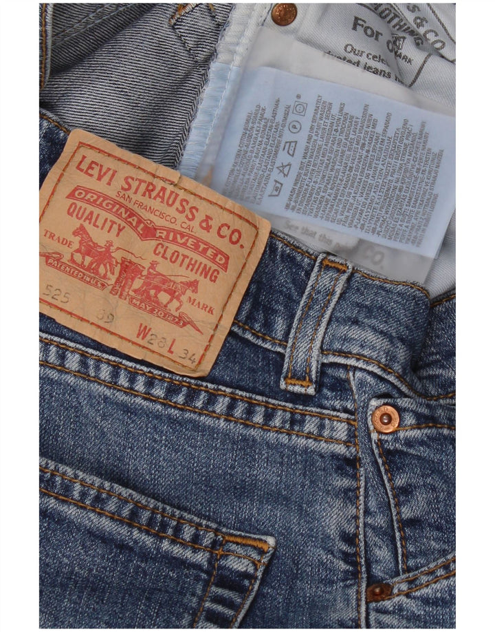 Jeans Levi's 525 Bootcut da donna W28 L30 in cotone blu