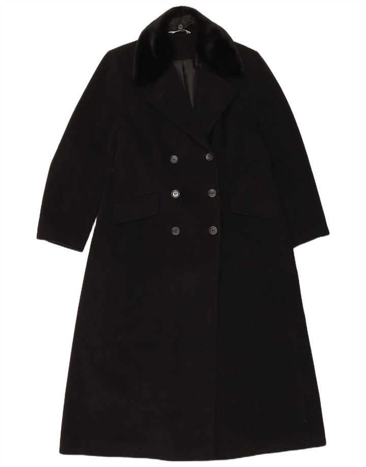 Cappotto doppiopetto da donna St. Bernard UK 14 grande lana nera