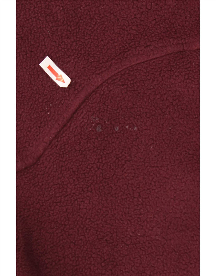 Giacca in pile da donna Jack Wolfskin UK 16 Large Bordeaux Poliestere