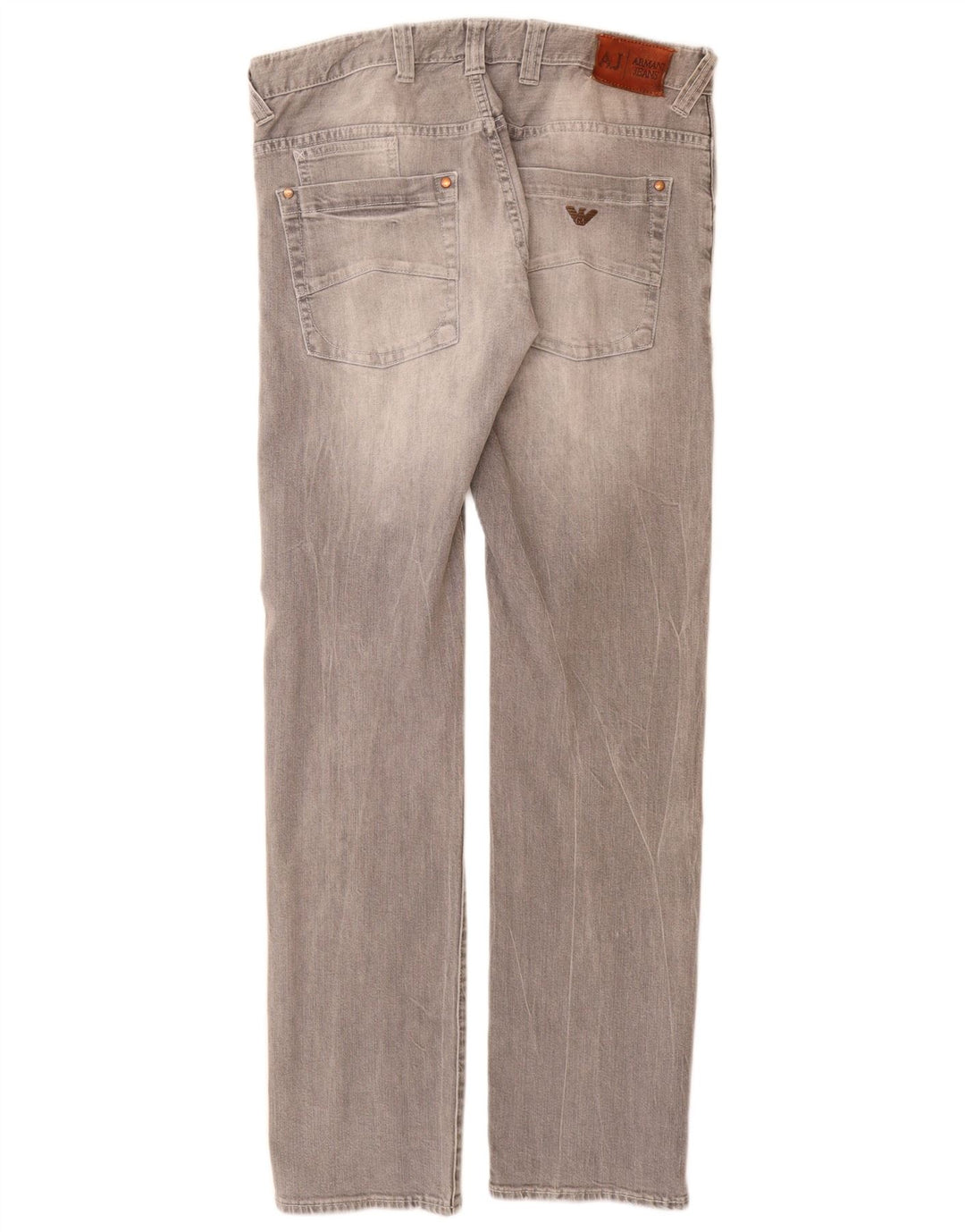 Jeans slim da uomo ARMANI W32 L33 cotone grigio