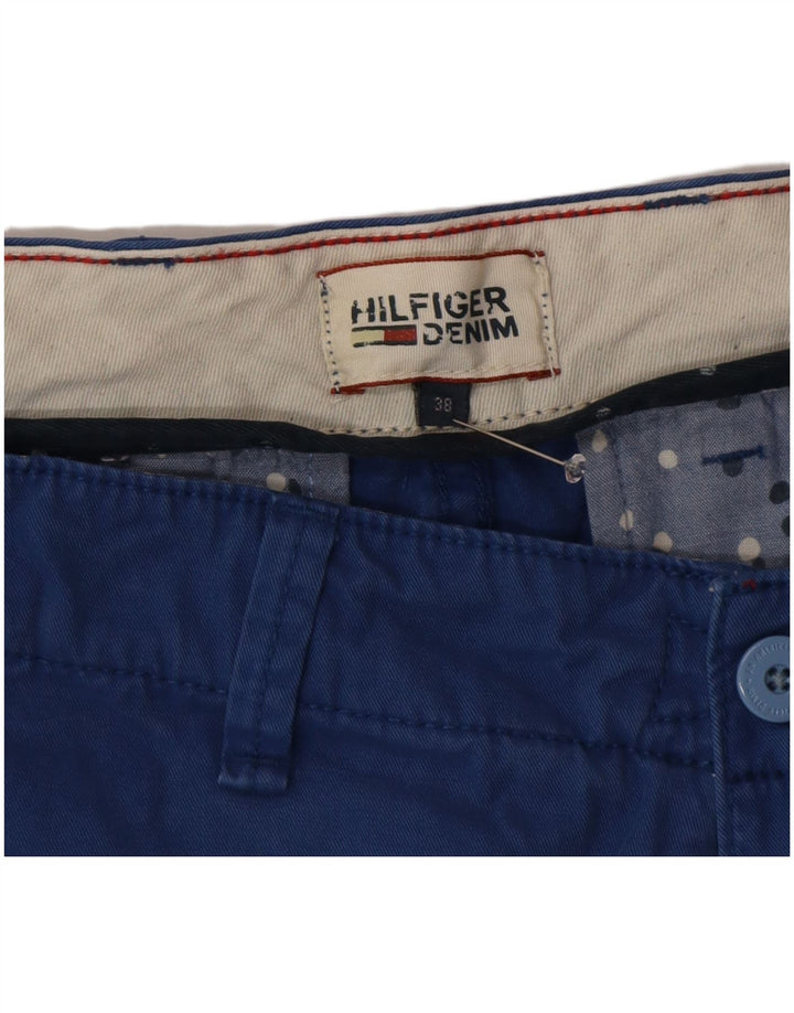 TOMMY HILFIGER Pantaloncini chino da uomo W38 XL Cotone blu