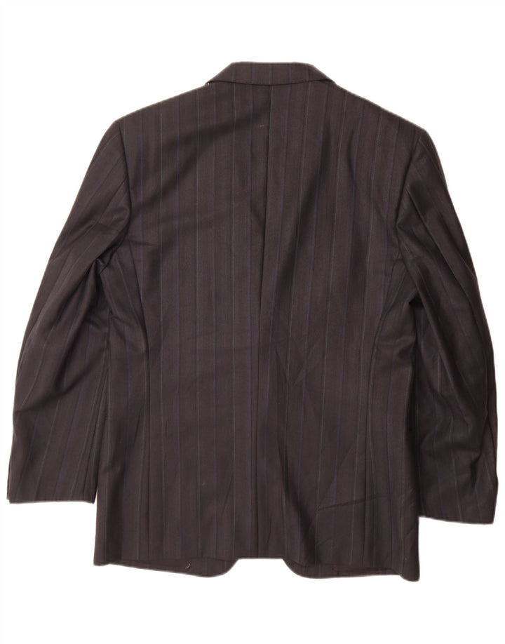 Giacca blazer da uomo a 2 bottoni Pierre Cardin UK 38 grigio medio a righe