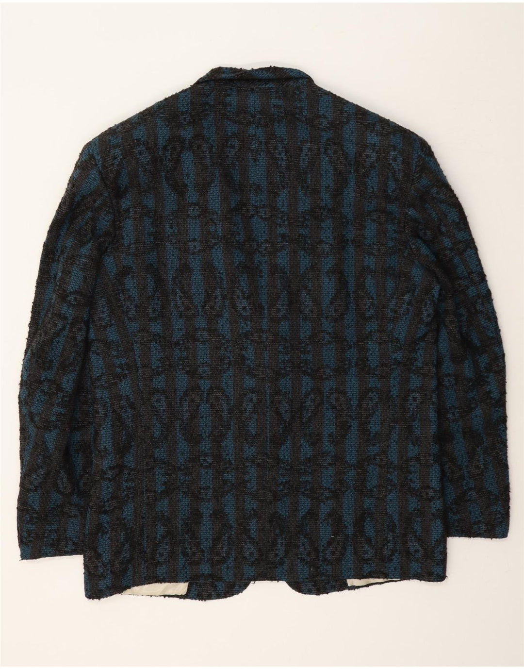 Guarnieri Giacca Blazer da Uomo a 2 Bottoni UK 40 Grande Blu Paisley