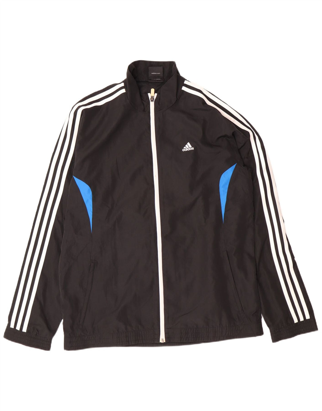 Giacca da tuta da uomo Adidas UK 40/42 Medium Nero Poliestere