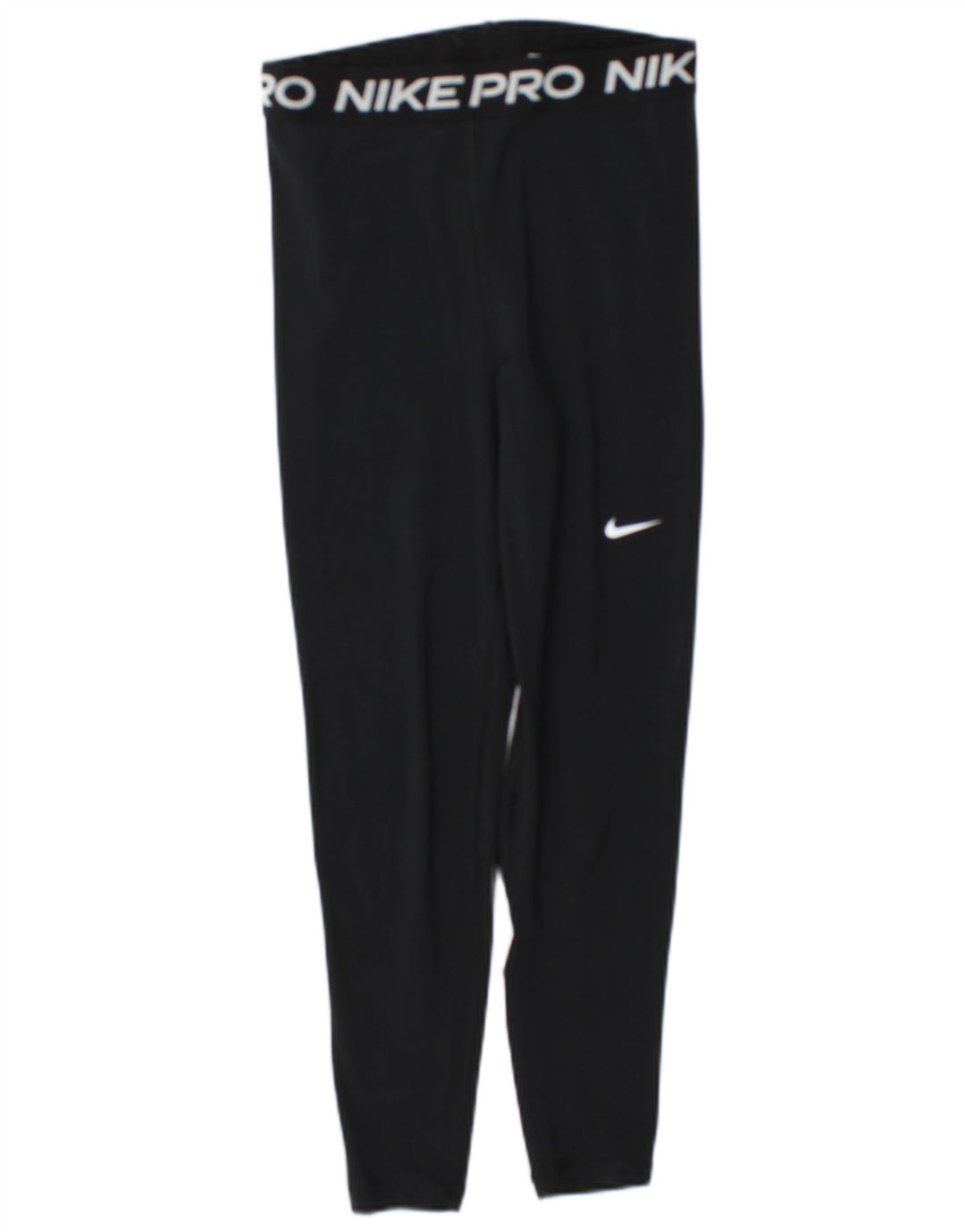 Leggings grafici Nike Dri Fit da donna UK 10 piccoli poliestere nero