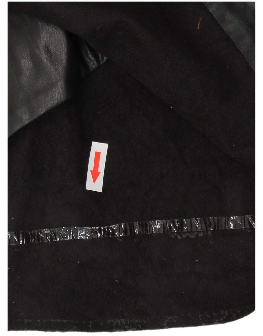 Minigonna Zara da donna in ecopelle grande W30 poliuretano nero