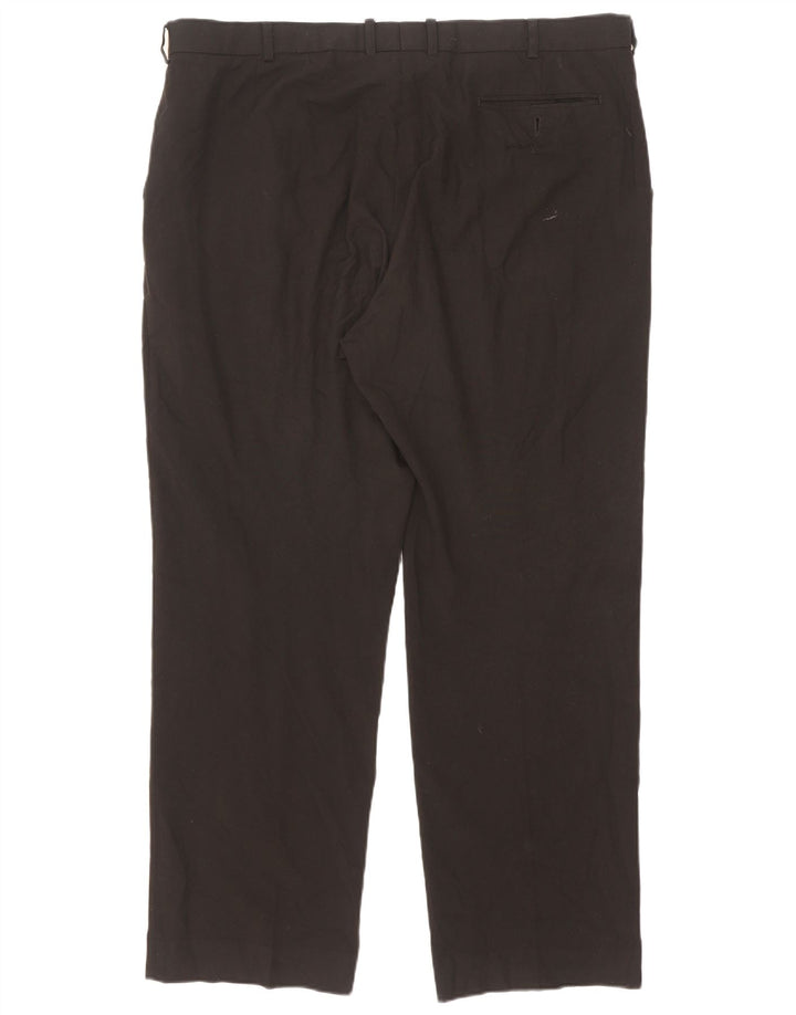 Pantaloni da abito dritti su misura da uomo Marks & Spencer W40 L31 neri