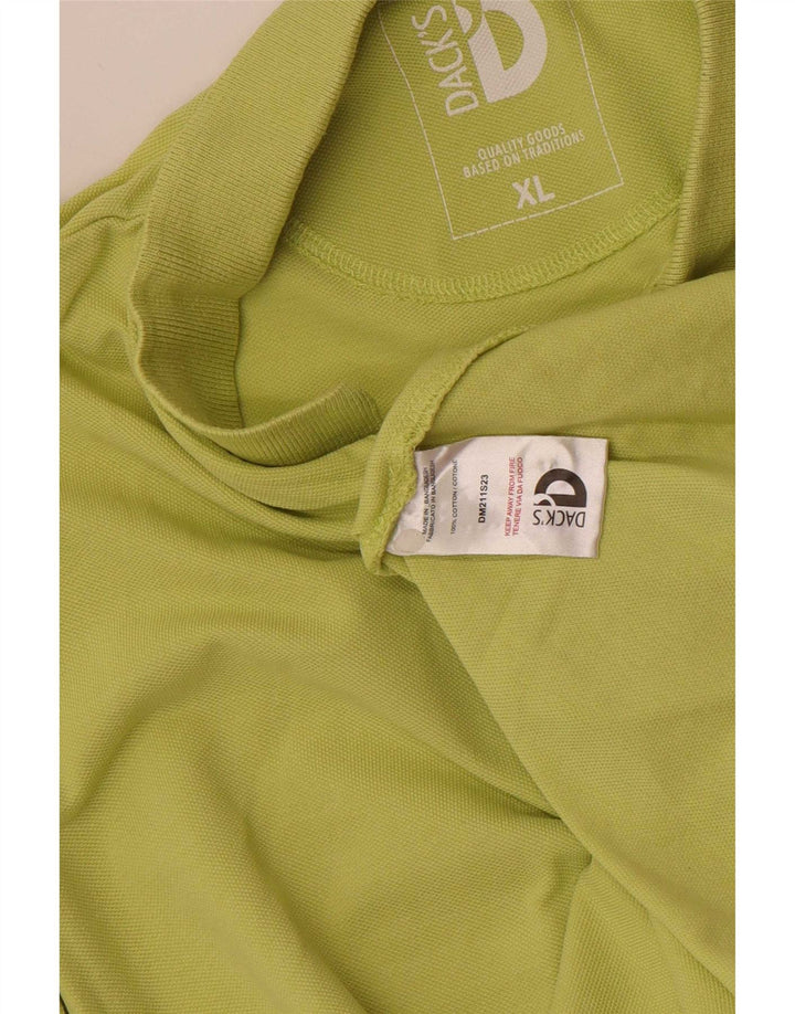 Polo da uomo Dack XL in cotone verde
