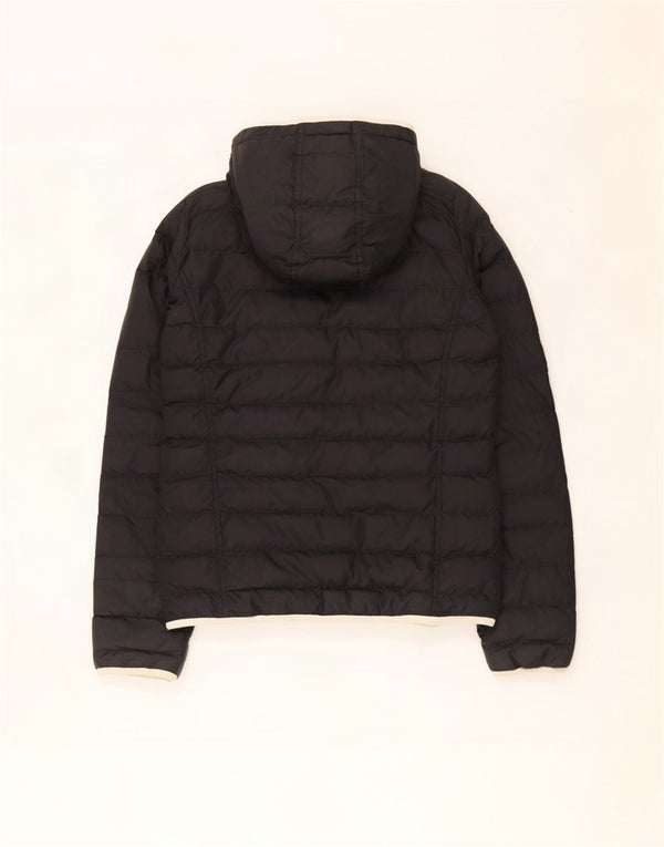 Giacca imbottita con cappuccio da donna Adidas UK 8 Small poliestere nero