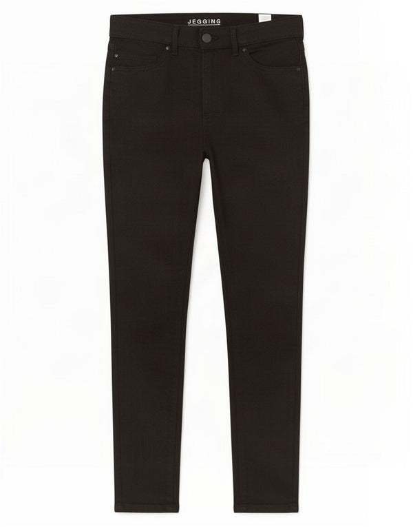 Jeans Jeggings da donna Marks & Spencer UK 10 piccoli W27 L29 cotone nero