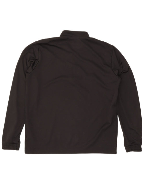 Adidas Uomo Aeroready Zip Collo Pullover Tuta Top XL Poliestere Nero