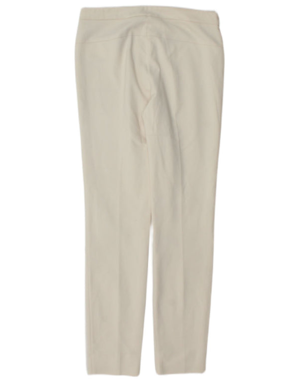 Pantaloni casual skinny da donna Zara EU 34 2XS W24 L29 Bianco sporco