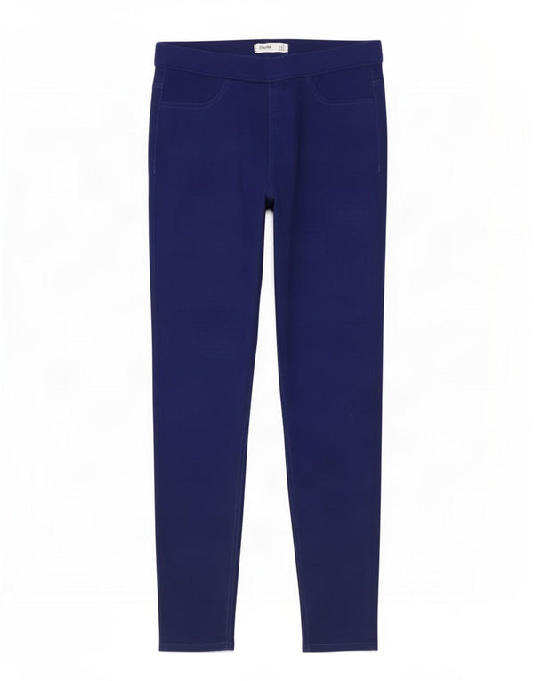 Pantaloni casual da donna Marks & Spencer UK 14 Large W32 L27 Blu navy