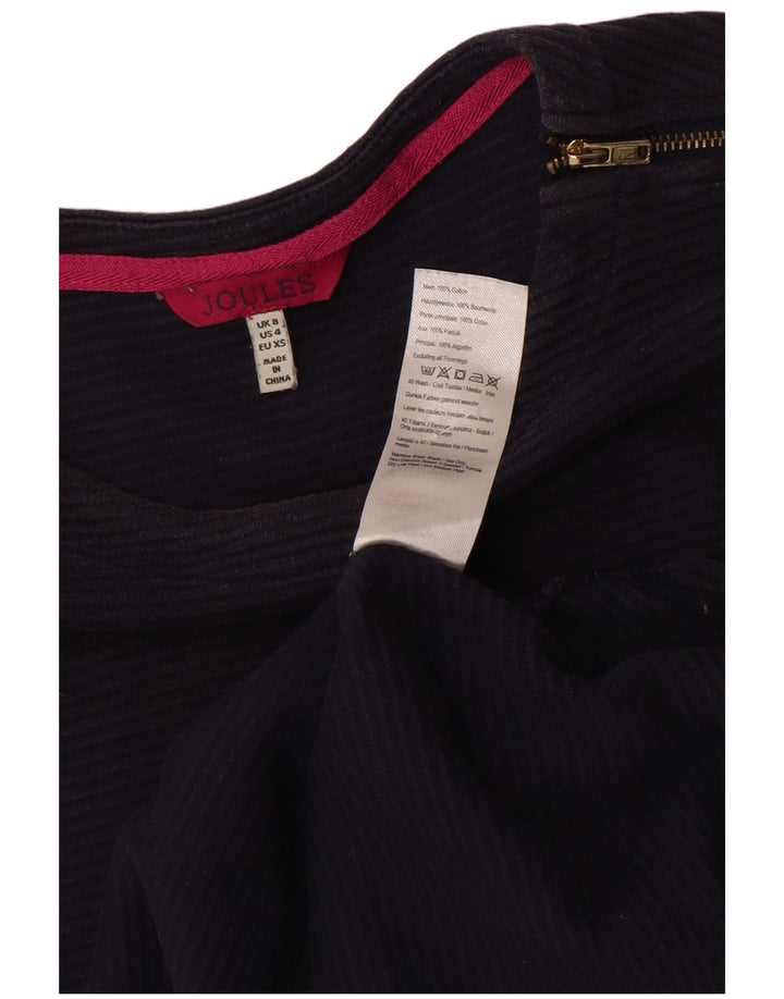 Joules Top da donna a maniche lunghe UK 8 Small in cotone blu navy