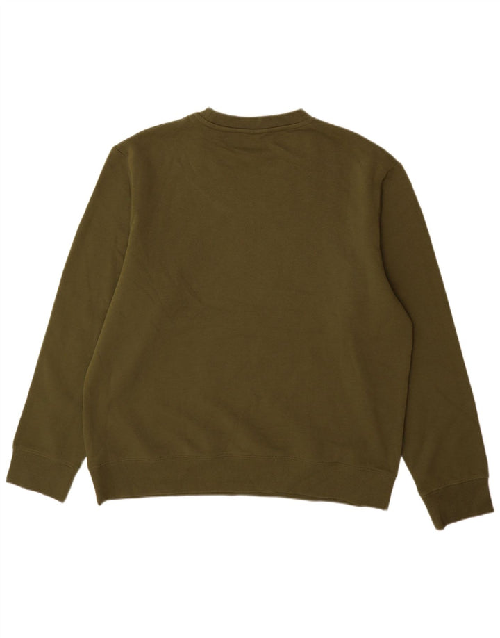 Jack & Jones Felpa con grafica da uomo Maglione 2XL Cotone kaki