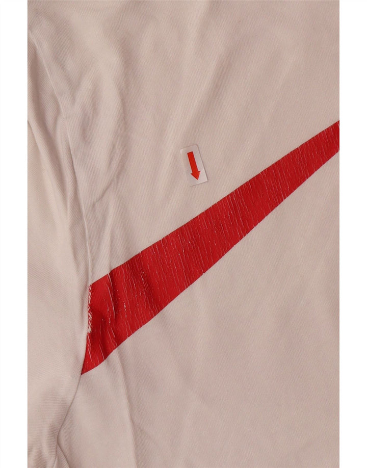 T-shirt grafica da uomo NIKE Top XL in cotone bianco