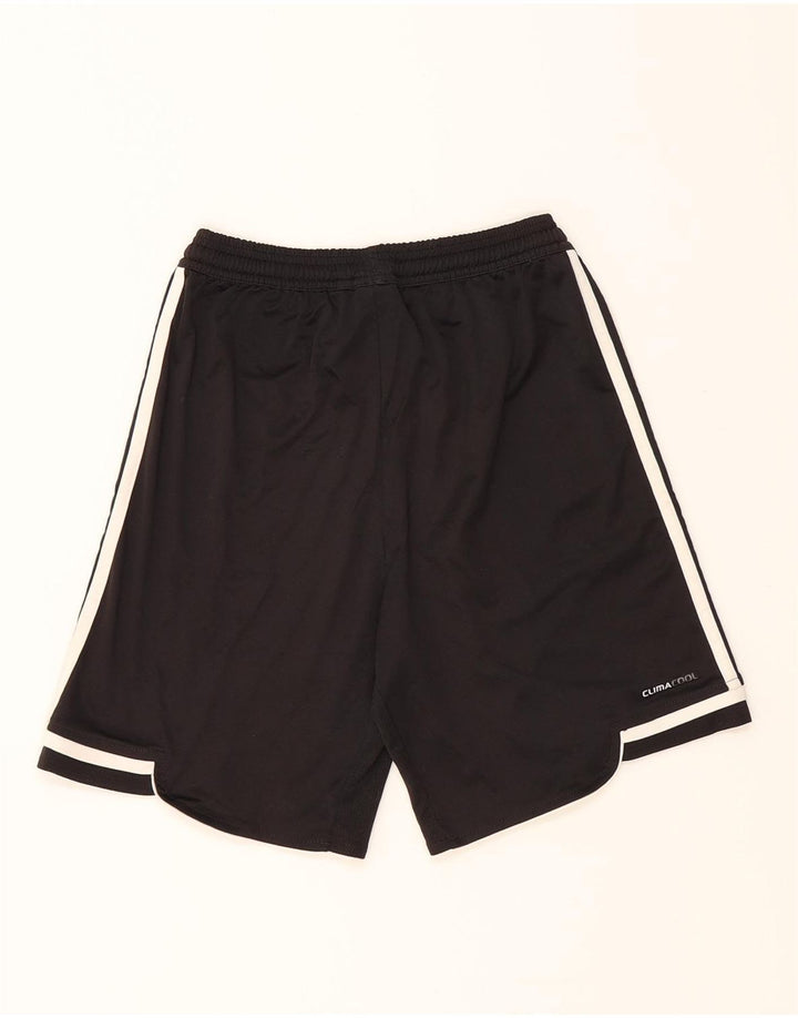 ADIDAS Boys Sport Shorts 13-14 Years  Black Vintage Adidas and Second-Hand Adidas from Messina Hembry 