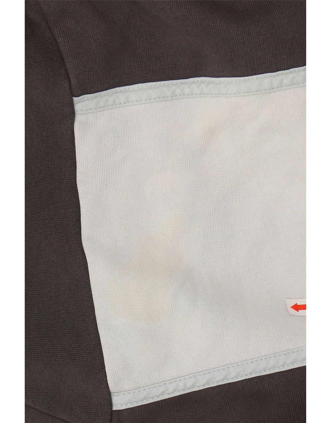 LEVI'S Womens Oversized Hoodie Jumper UK 14 Medium Grey Colourblock