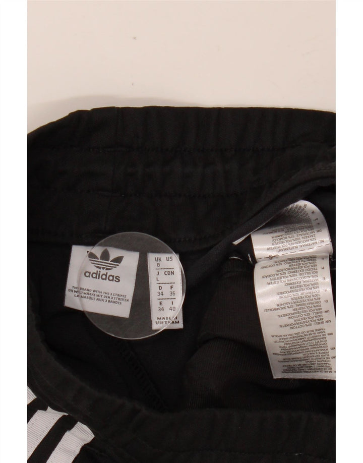Pantaloni da tuta da donna ADIDAS UK 8 piccoli in cotone nero