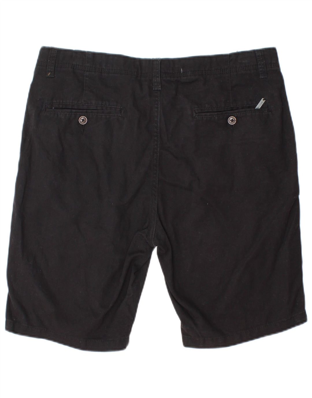 Pantaloncini chino da uomo dalla vestibilità regolare Pierre Cardin medi W32 cotone nero