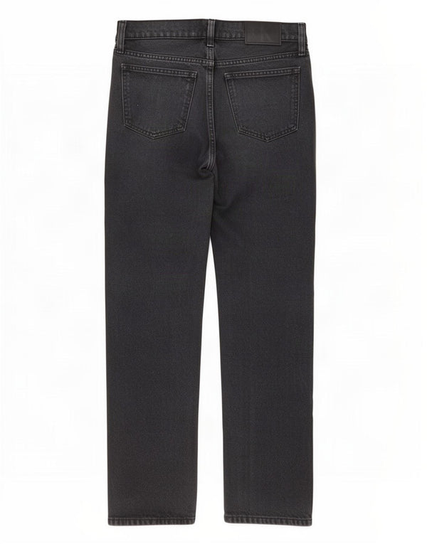 Jeans dritti da donna Calvin Klein W26 L30 cotone grigio