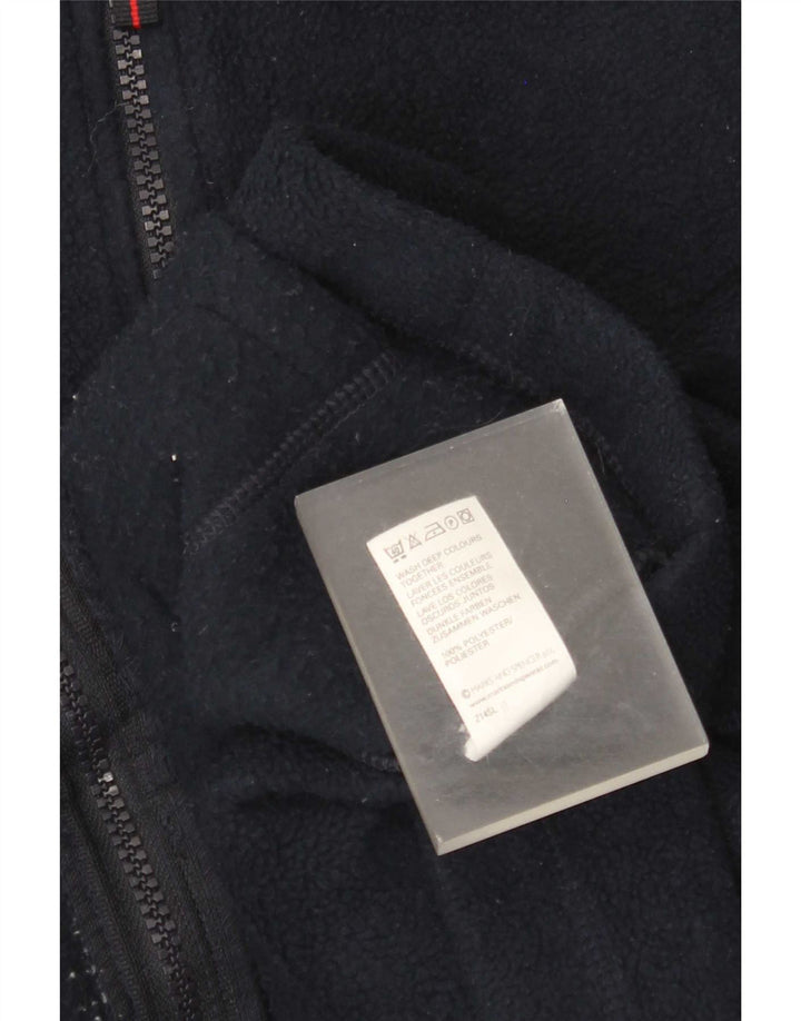 Gilet in pile da uomo Marks & Spencer UK 42 XL poliestere blu navy