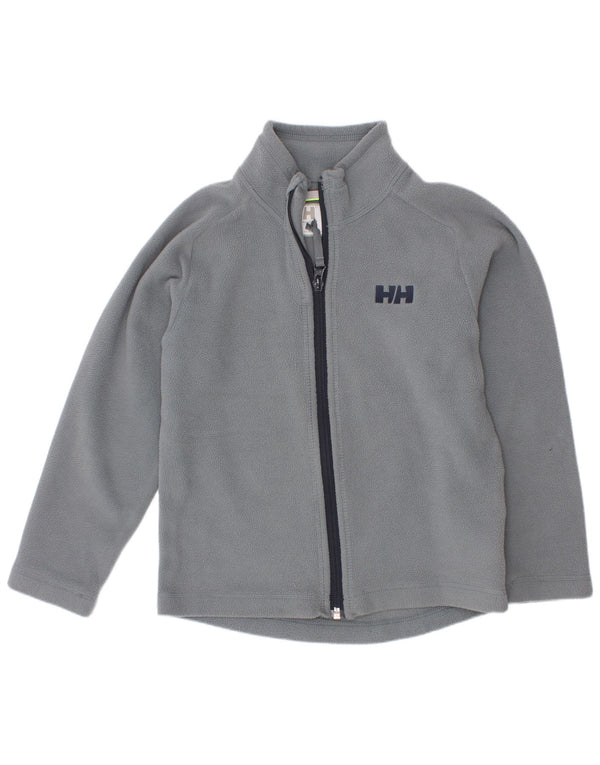 Giacca in pile da bambino Helly Hansen 6-7 anni in poliestere grigio