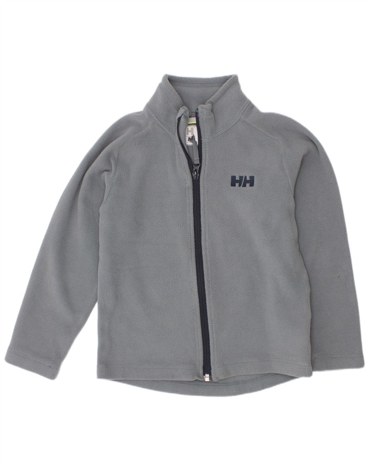 Giacca in pile da bambino Helly Hansen 6-7 anni in poliestere grigio