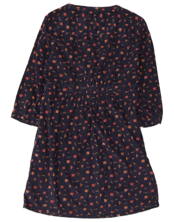Abito tubino con maniche a 3/4 da donna Fat Face UK 12 Medio blu navy floreale