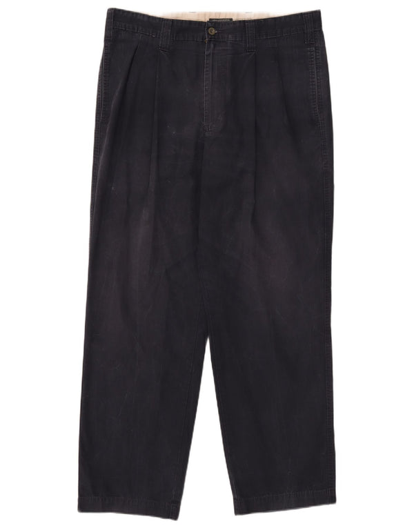 Dockers Mens Khakis Pegged Chino Trousers W34 L28 Navy Blue