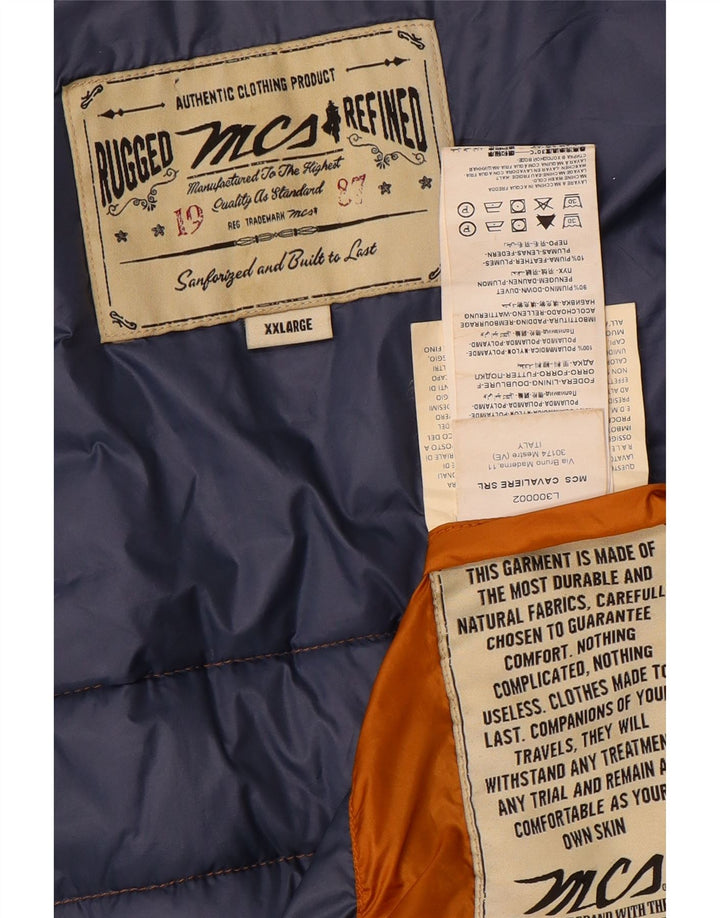 Gilet imbottito da uomo Marlboro Classics UK 44 2XL Poliammide marrone