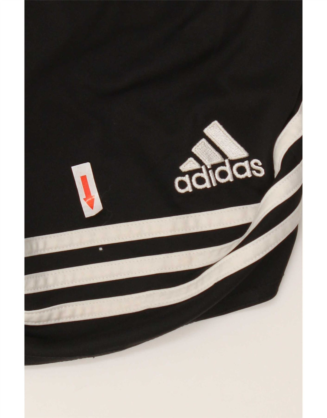 Pantaloncini sportivi Adidas Climalite da uomo di grandi dimensioni in poliestere a strisce nere