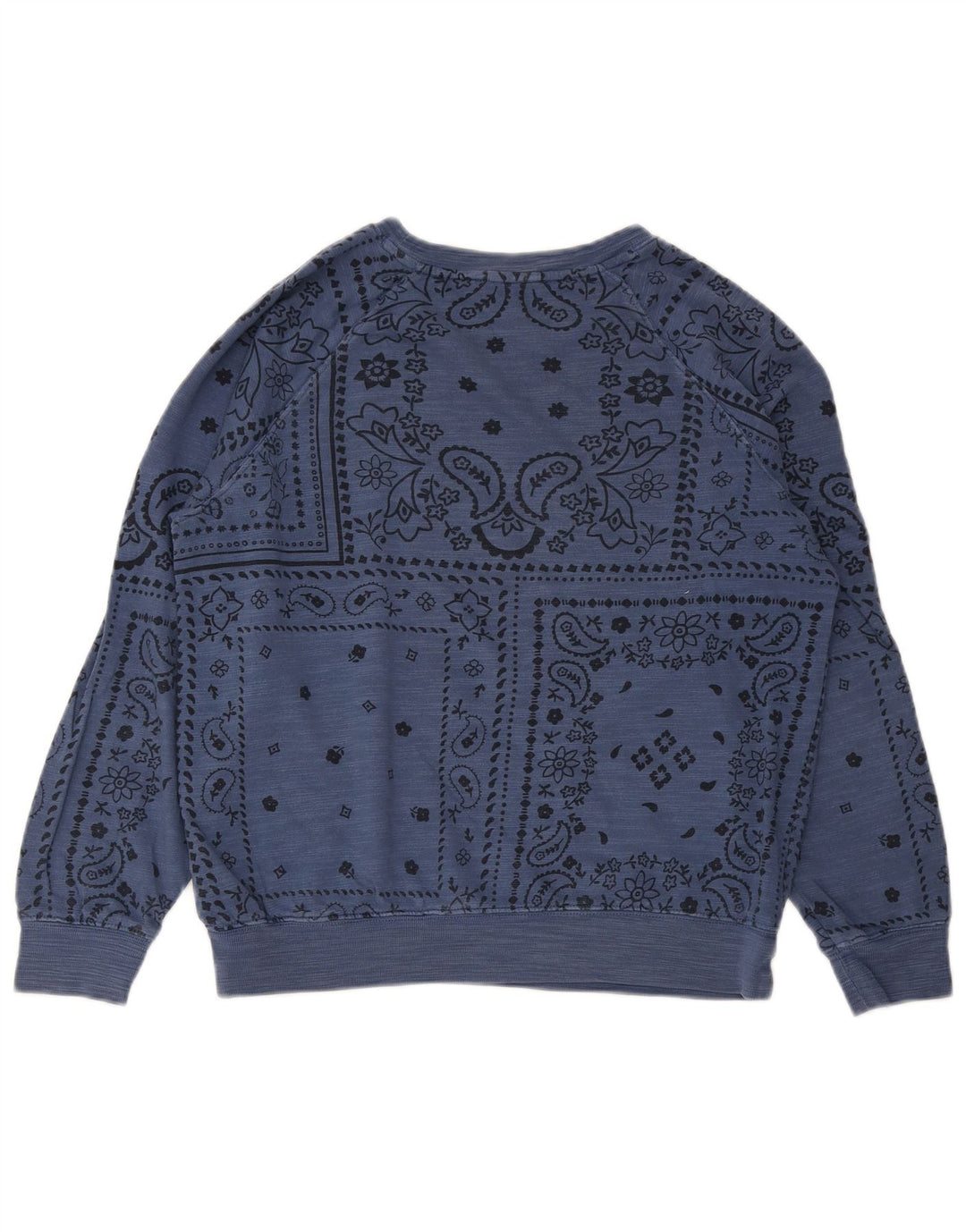 Felpa oversize da donna Marks & Spencer UK 10 Small Blue Paisley