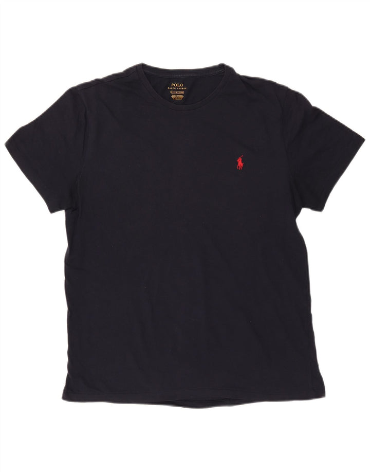 POLO RALPH LAUREN T-shirt da uomo Top medio blu navy