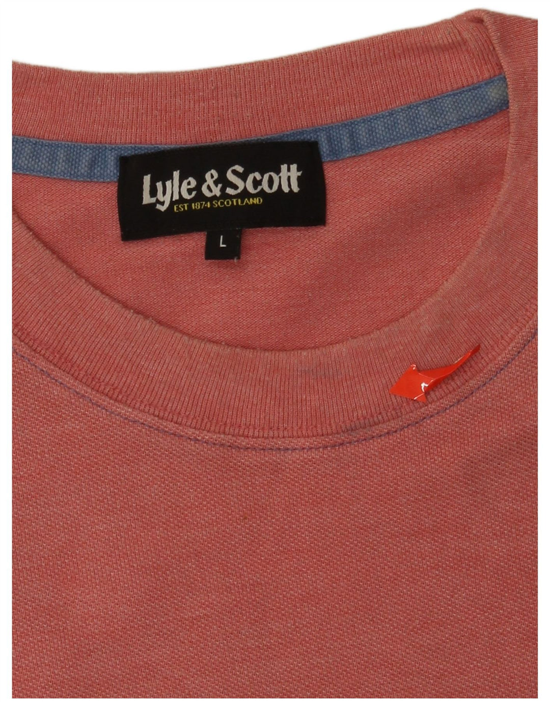T-shirt da uomo Lyle & Scott grande arancione