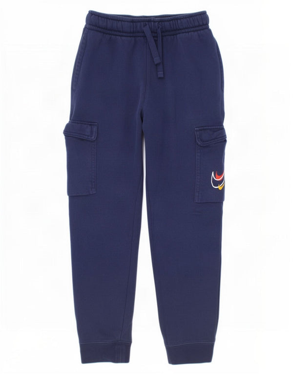 Pantaloni da tuta Nike da ragazzo Cargo Joggers 10-11 anni medio blu navy
