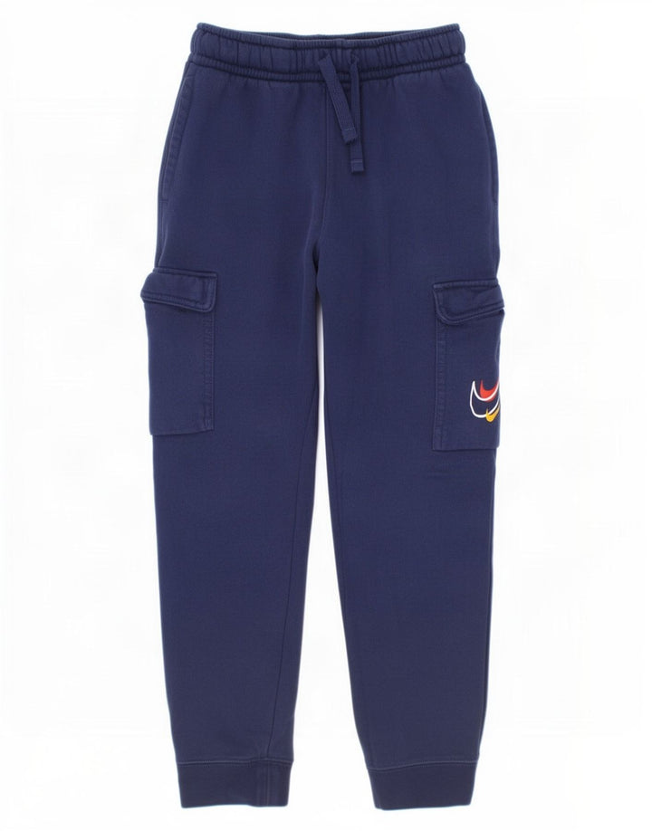 Pantaloni da tuta Nike da ragazzo Cargo Joggers 10-11 anni medio blu navy